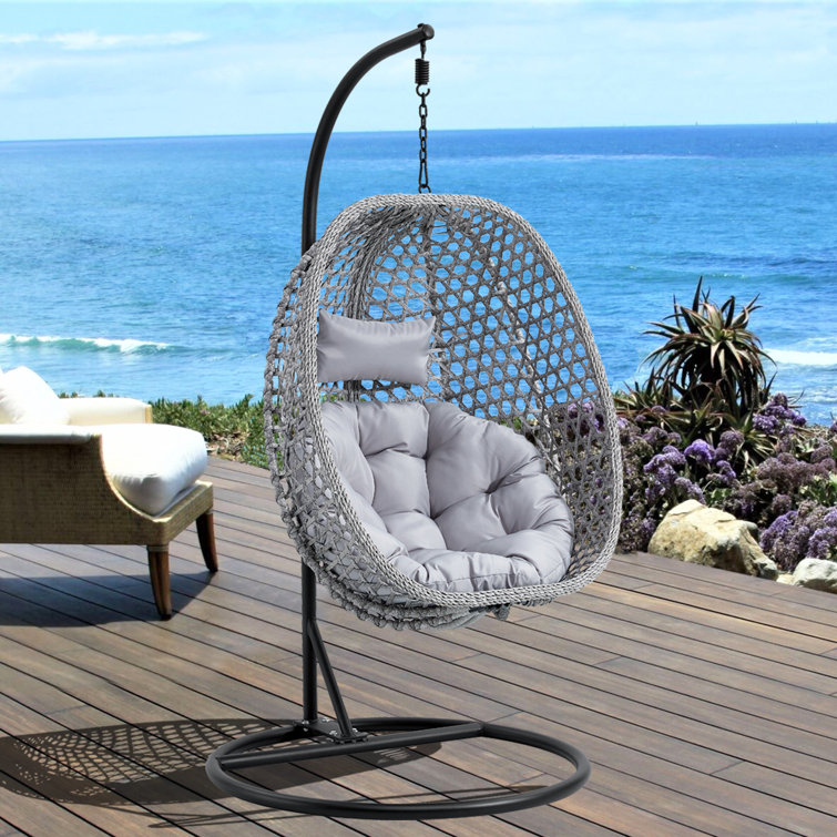 Hawthorn swing chair online with stand